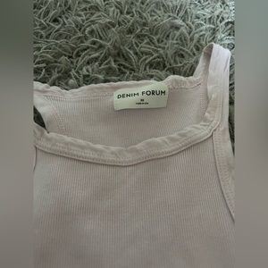 Aritzia light pink halter dress